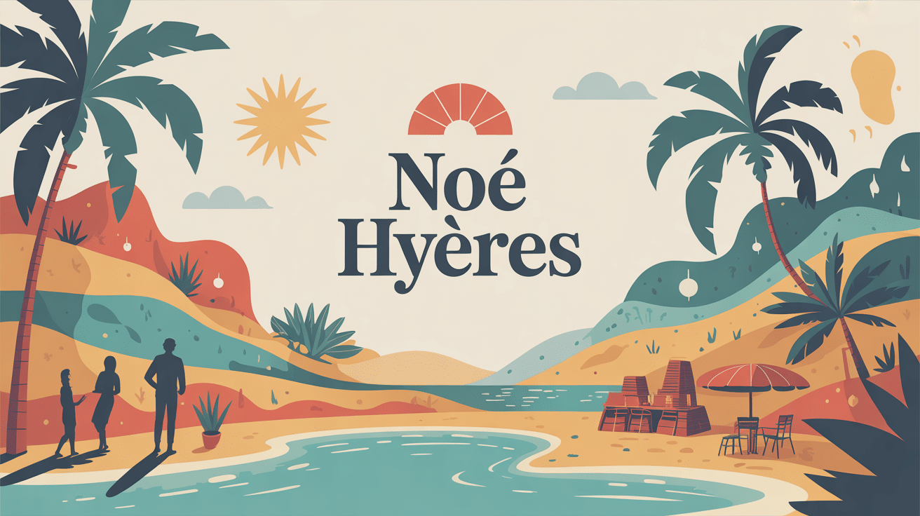 Illustration concept hybride le noe hyeres espace convivial