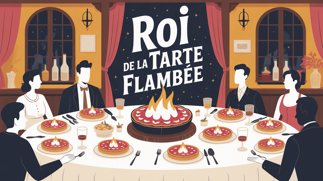 le roi de la tarte flambée table conviviale auberge alsacienne