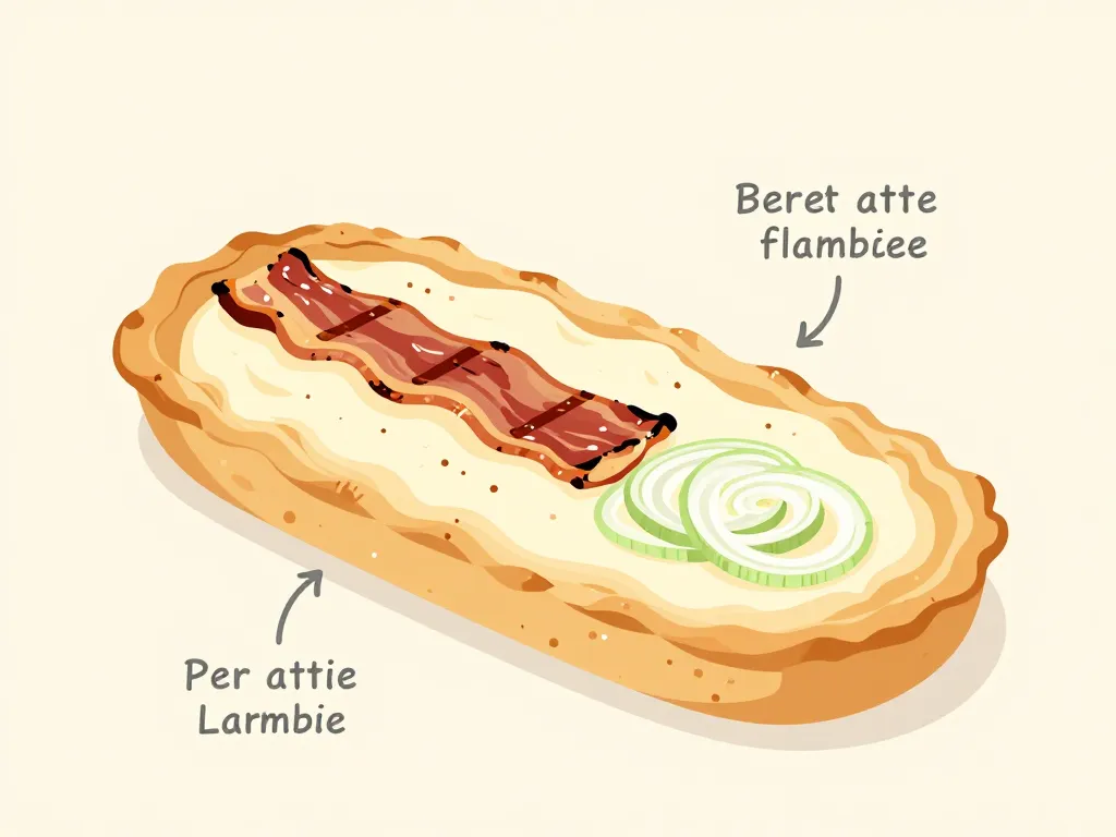 anatomie idéale le roi de la tarte flambée pâte fine crème lardons oignons
