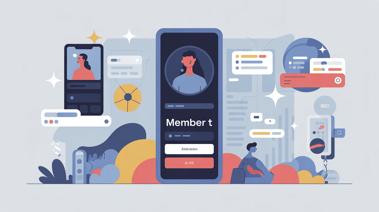 Illustration SEO membert espace membre