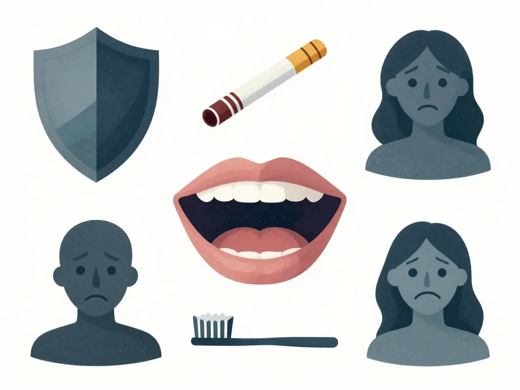 Morge facteurs risque symptômes bouche