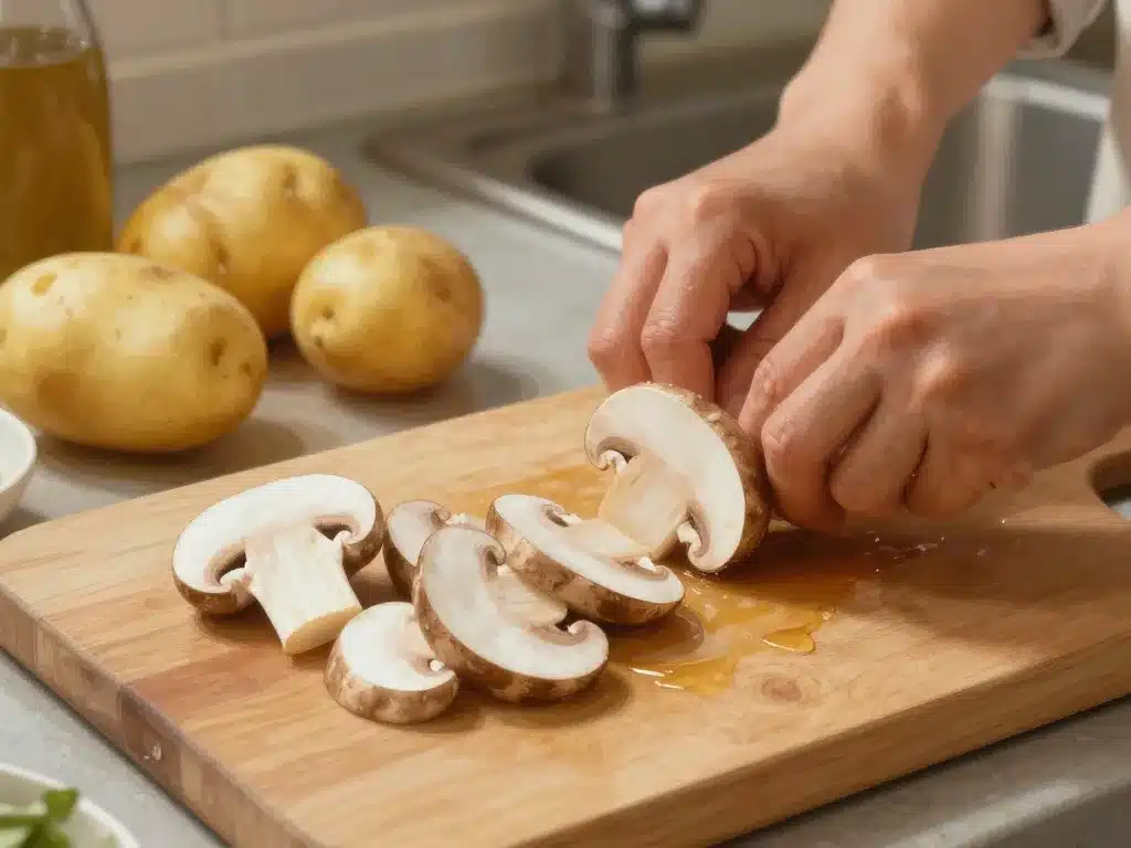 oreille de cochon champignon préparation et découpe cuisine