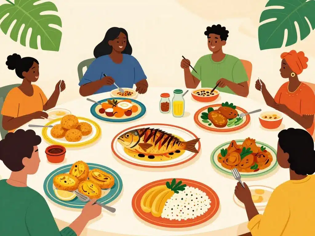 panorama plat typique martiniquais diversité cuisine