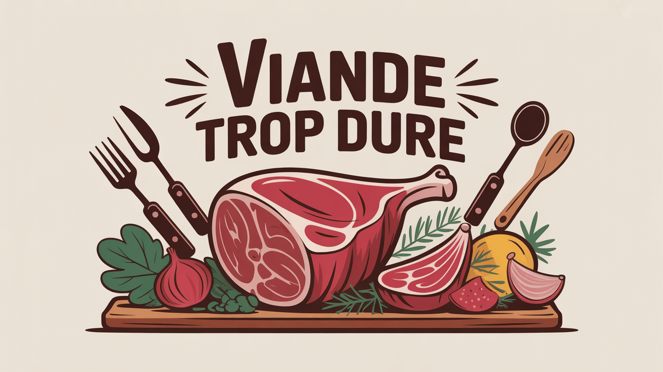 rattraper une viande trop dure illustration cuisine vectorielle