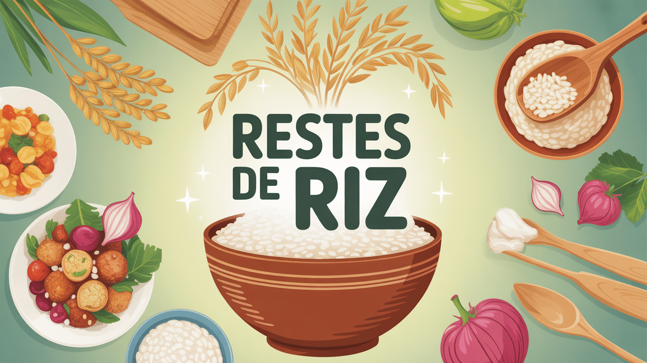 Recette avec des restes de riz en plats sucrés et salés