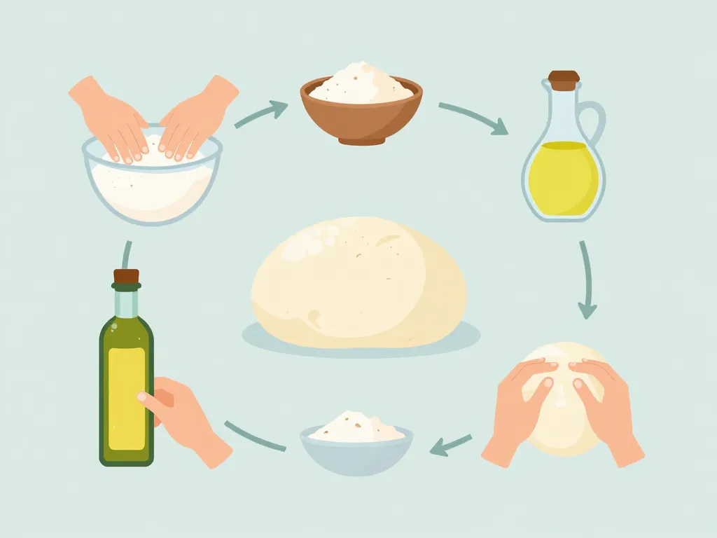 préparation pâte recette des navettes salées étape par étape