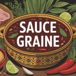 Illustration sauce graine recette plat africain authentique