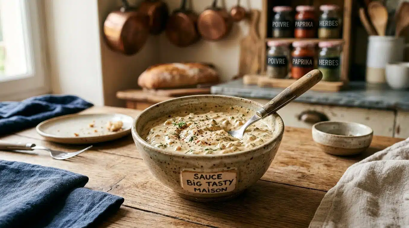 Bol de sauce Big Tasty maison onctueuse