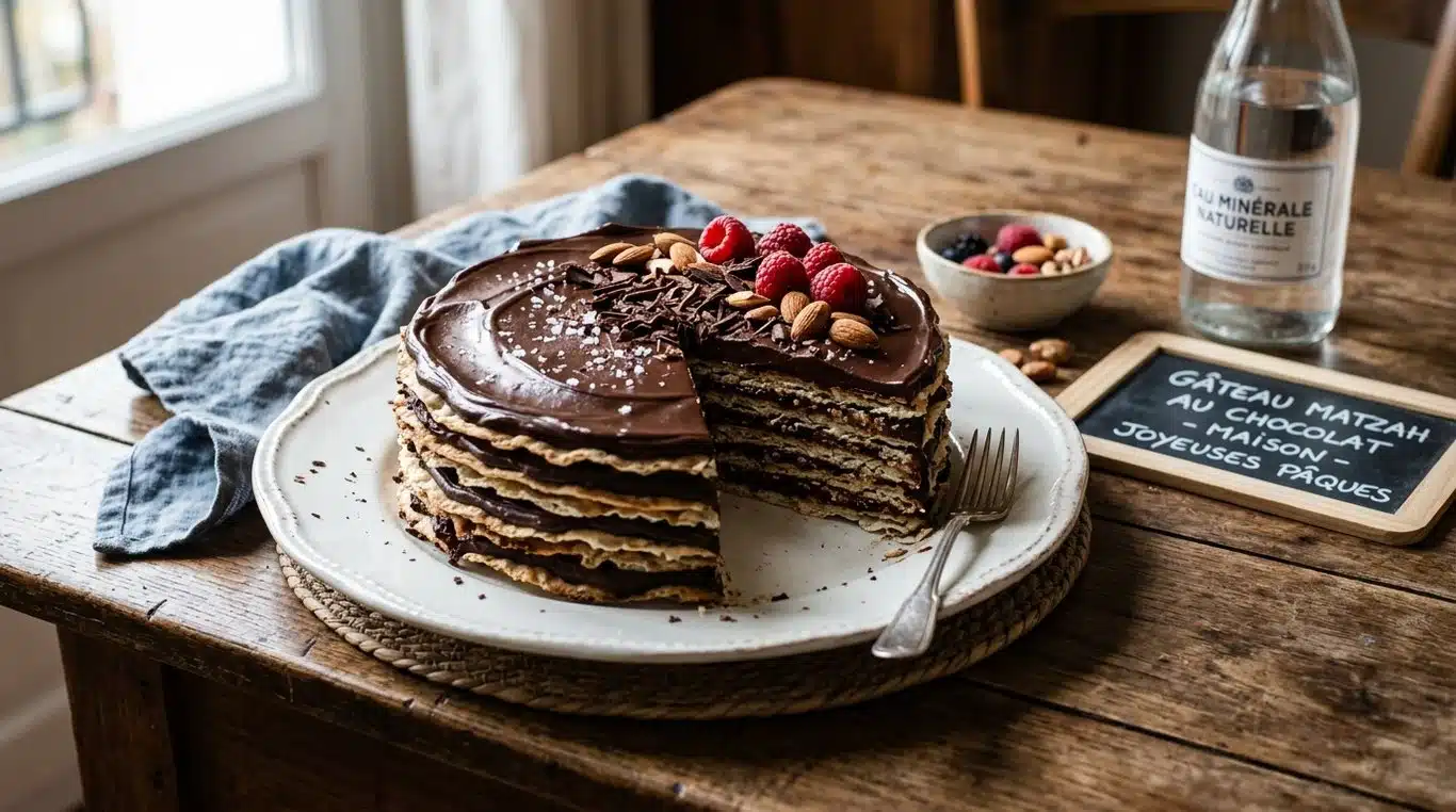 Gâteau de matzah au chocolat