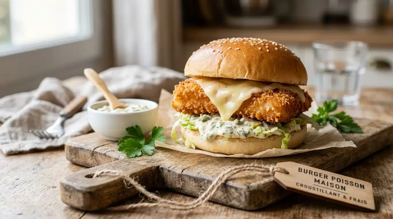 Burger maison façon Filet-O-Fish