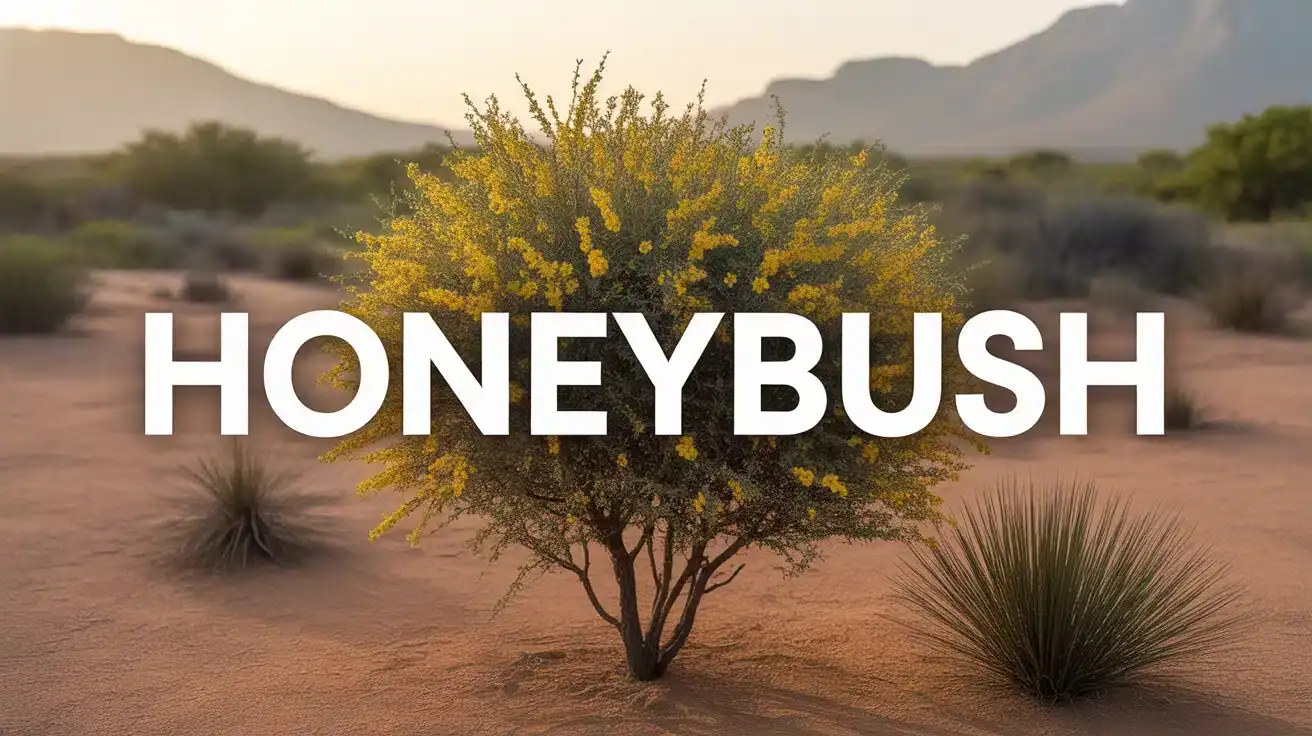 Buisson de honeybush en fleurs jaunes lumineuses
