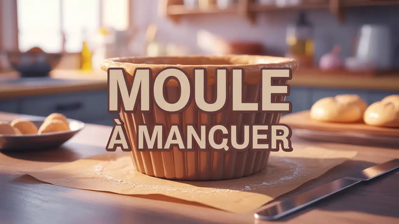 Illustration moule à manquer rond et stylisé