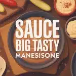 illustration sauce Big Tasty maison avec ingrédients clés