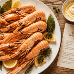 cuisson langoustine assiette citron mayonnaise