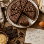 recette gâteau sans sucre pour diabétique avec ingrédients naturels sur table