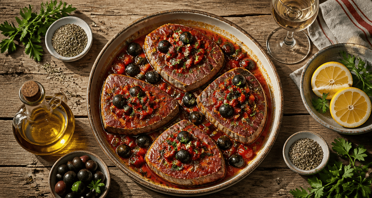 recette thonine darnes sauce provençale