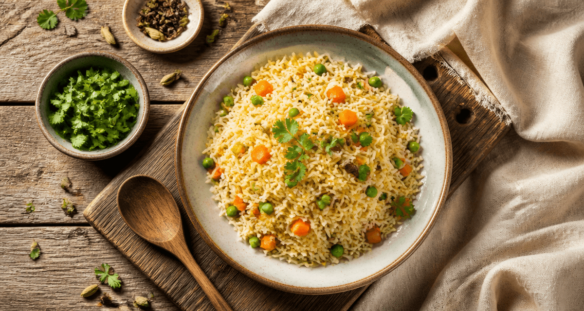riz en accompagnement recettes avec légumes et épices