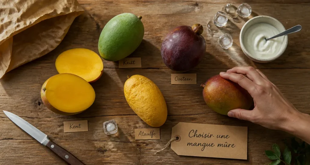 mangue mure variétés tests sensoriels