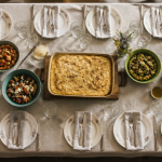 recette 10 personnes grande table dressée