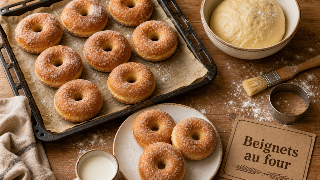 Recette des beignets au four moelleux sans friture