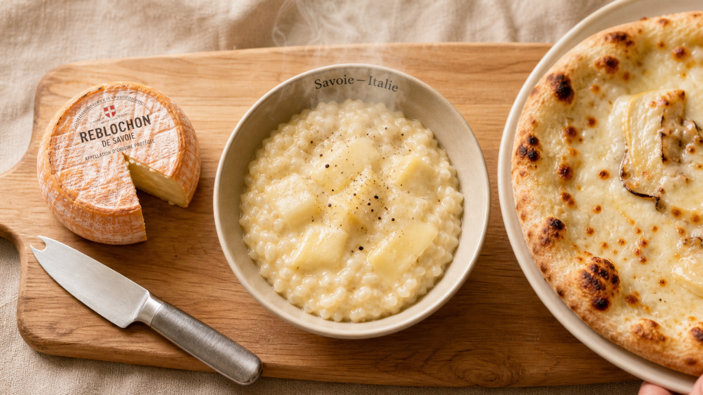 Taleggio équivalent français : Reblochon, fromage pour remplacer