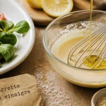 Vinaigrette sans vinaigre crémeuse au citron et tahini, salade
