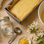 Fleur d’oranger cuisine : bouteille, hydrolat et dosage