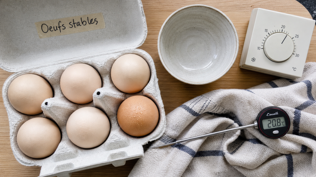 Pourquoi ne pas mettre les oeufs au frigo : condensation, cuticule et risque salmonelle