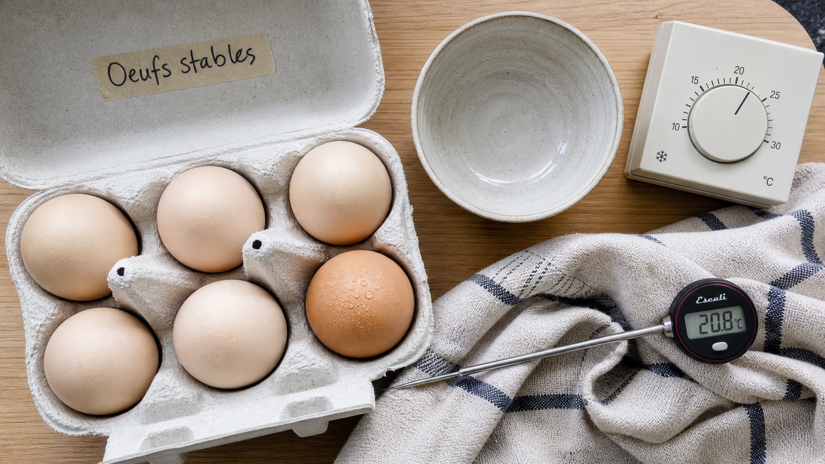 Pourquoi ne pas mettre les oeufs au frigo : condensation, cuticule et risque salmonelle