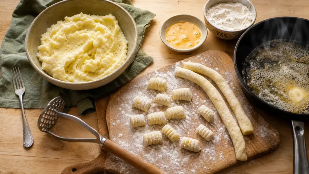 Gnocchi maison réussis : pommes de terre farineuses, pâte légère et cuisson courte