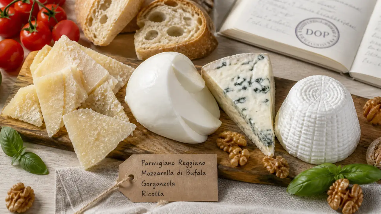 Fromage d italie : parmesan mozzarella pecorino pour recette