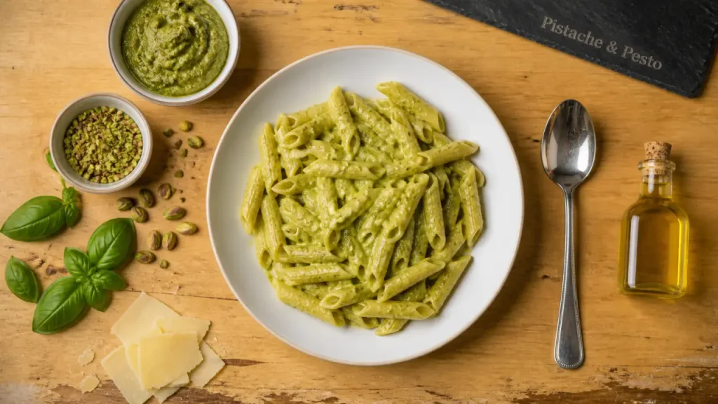 Pâtes à la pistache, recette italienne : la méthode simple pour une sauce crémeuse et nappante