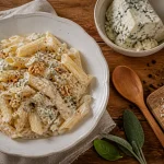 Pâtes au gorgonzola recette italienne crémeuse, penne al dente