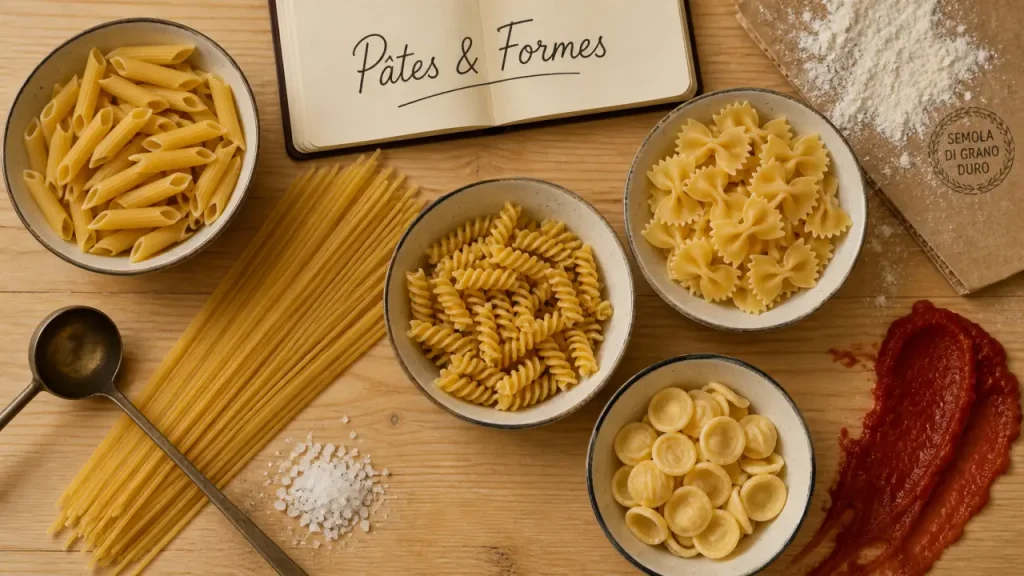 Pâtes italiennes : 30 noms, 4 catégories et les sauces qui vont avec