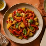 Recette italienne poivron pomme de terre, poivrons et pommes de terre