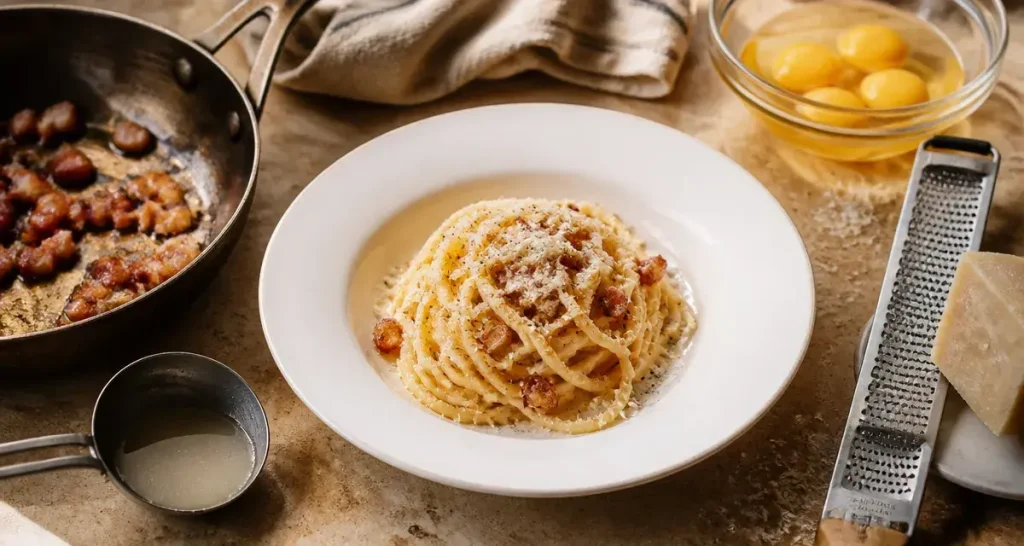 Pâtes italiennes : carbonara sans crème, pesto et vongole, les accords à connaître