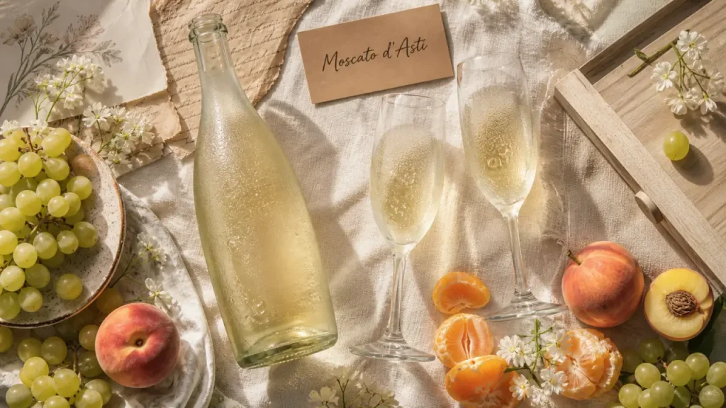 Moscato italien : doux, perlant et piémontais, sans lourdeur