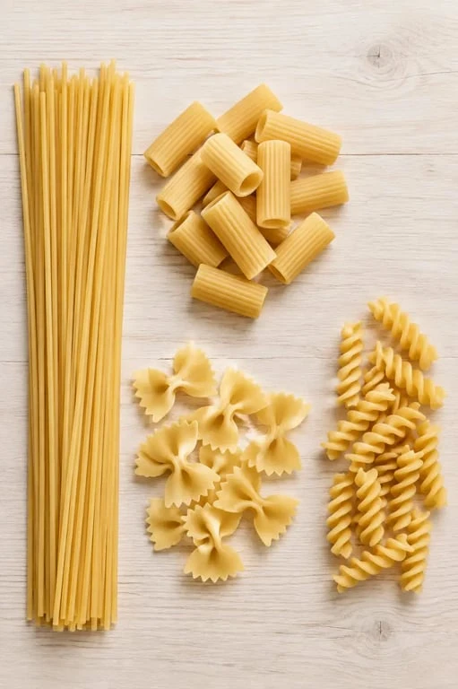 Différents types de pâtes italiennes pour vos recettes