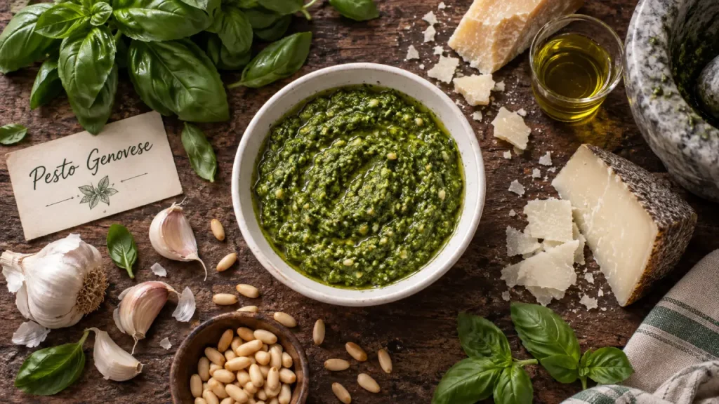 Le pesto alla Genovese reste vert avec quatre gestes précis