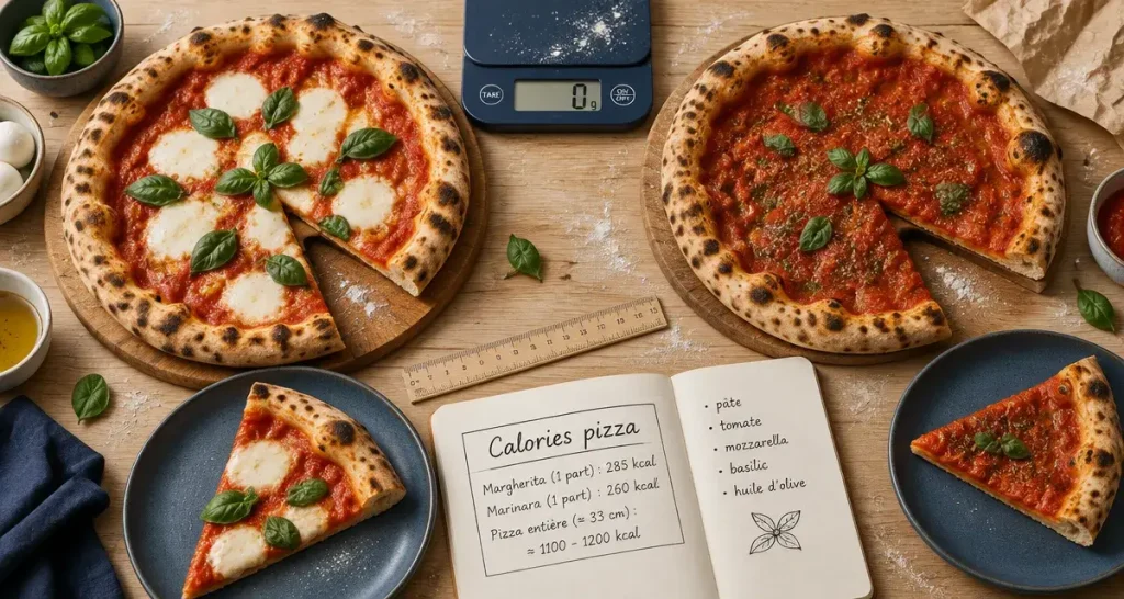 De 550 à plus de 1 300 kcal : combien contient une pizza italienne selon la recette ?