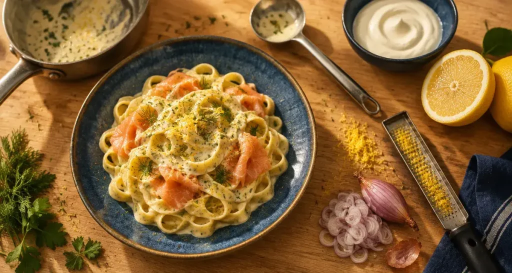 Pâtes au saumon fumé à l’italienne : crème, salsa rosa ou citron ?
