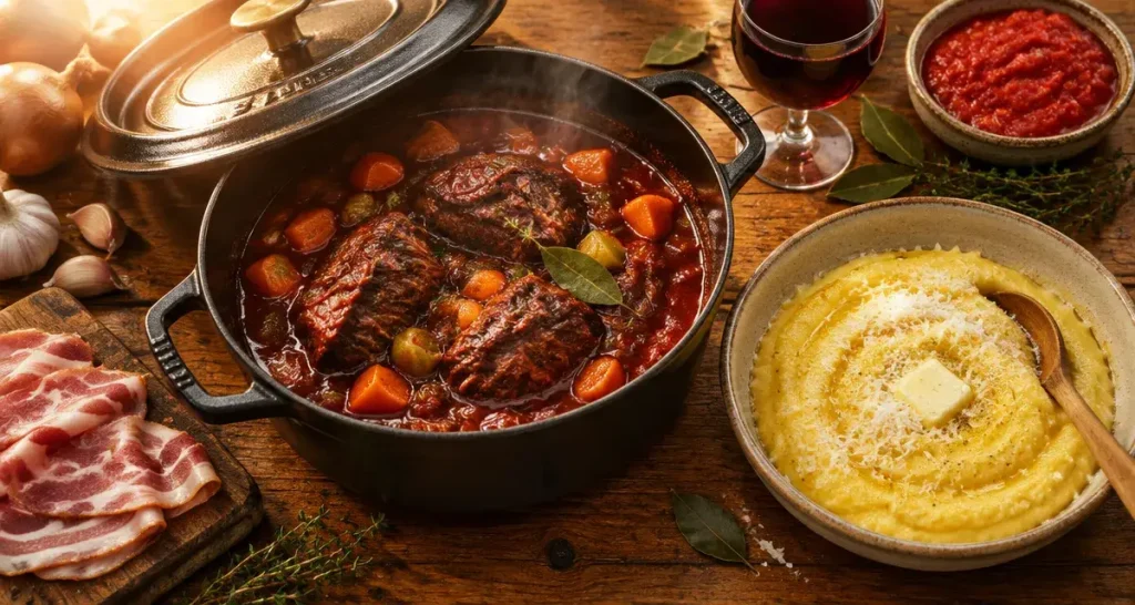 Plats mijotés italiens : 6 à 8 heures pour une viande fondante sans surveillance