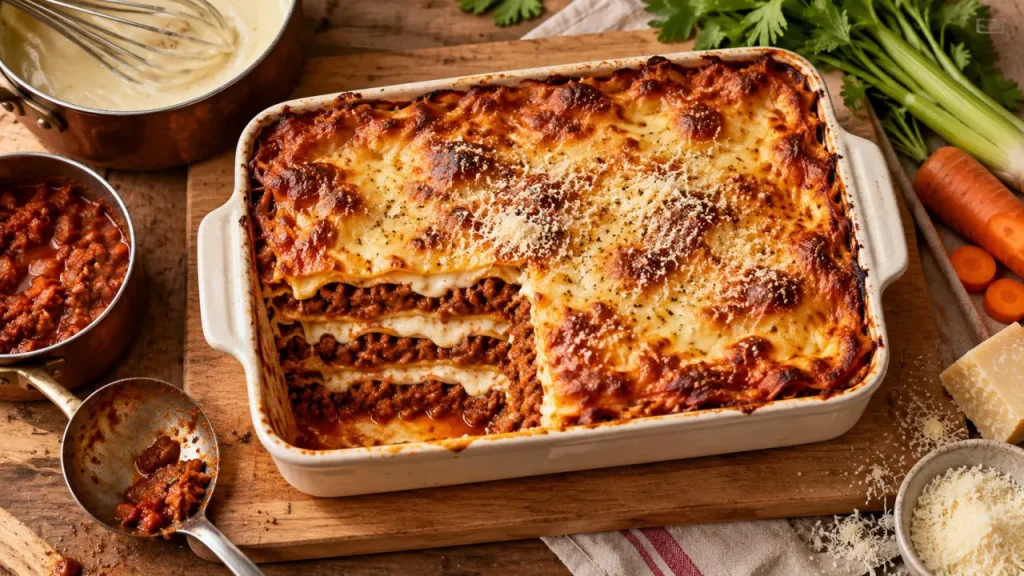 Recettes de lasagnes italiennes : un ragù mijoté, des couches fondantes et zéro pâte sèche