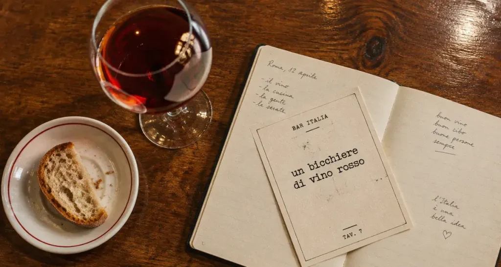 Comment dire « un verre de vin rouge » en italien : traduction, prononciation et commande